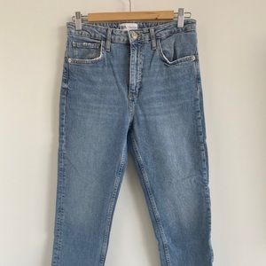 Zara Slim Fit High Rise Jeans